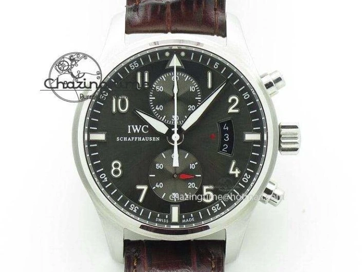 MIROTIME 0125 Portofino Chrono RG Black Dial on Black Leather Strap A HighPerformance 7389